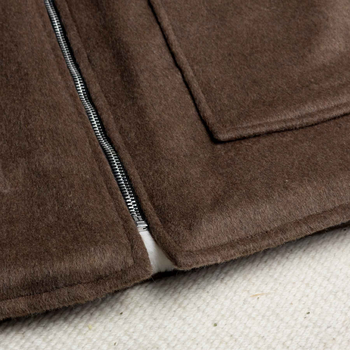 DARK MOCA CASHMERE JACKET 26-27 - AL BADWAN