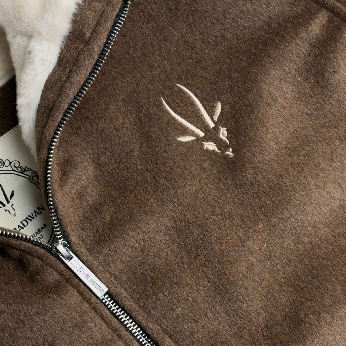 DARK MOCA CASHMERE JACKET 26-27 - AL BADWAN