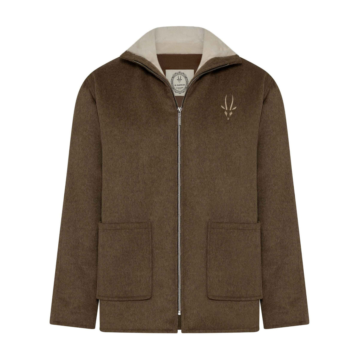 DARK MOCA CASHMERE JACKET 26-27 - AL BADWAN