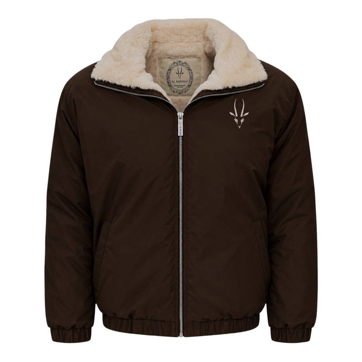 MURABBA'ANIYAH Jacket (Waterproof) Brown - AL BADWAN
