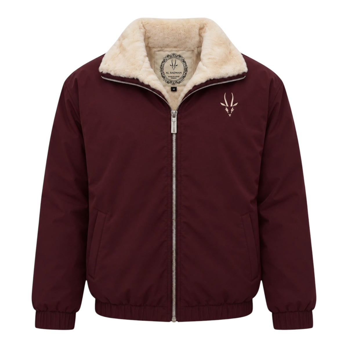 MURABBA’ANIYAH JACKET (WATERPROOF) Burgundy - AL BADWAN