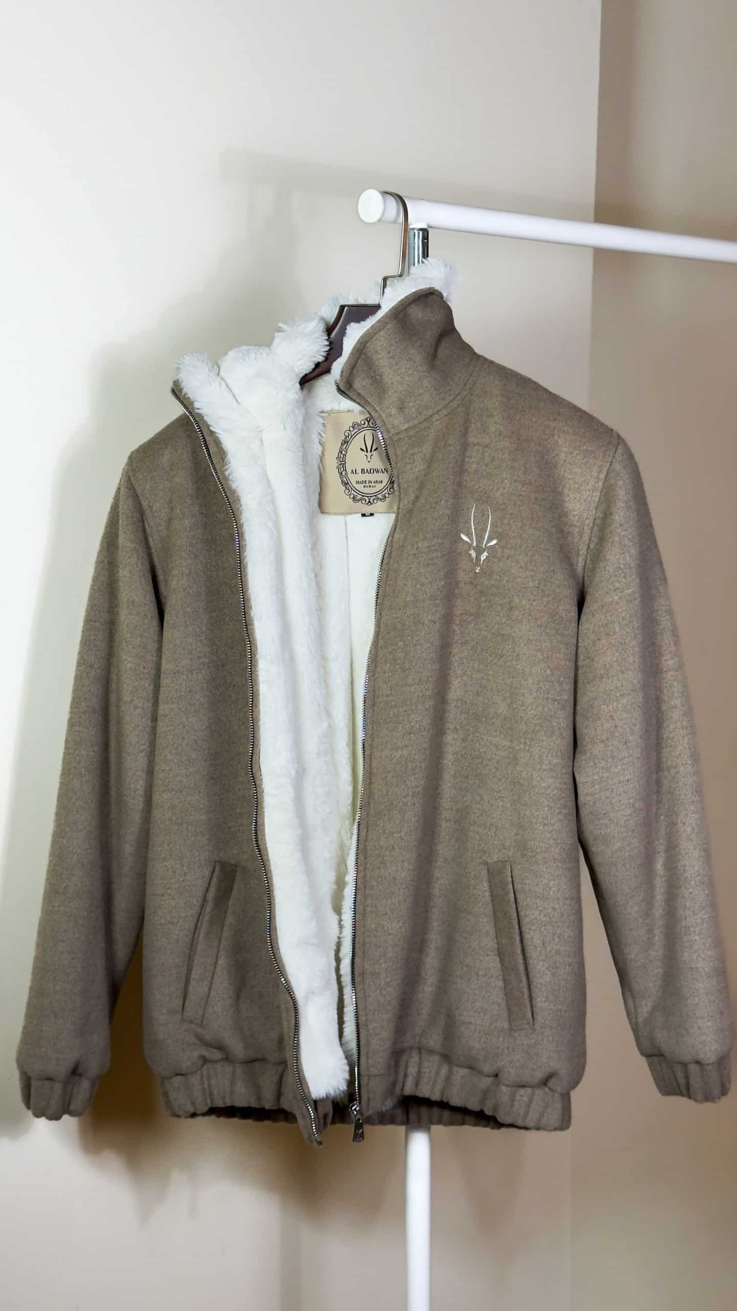 Khaki Cashmere Jacket - Image 6