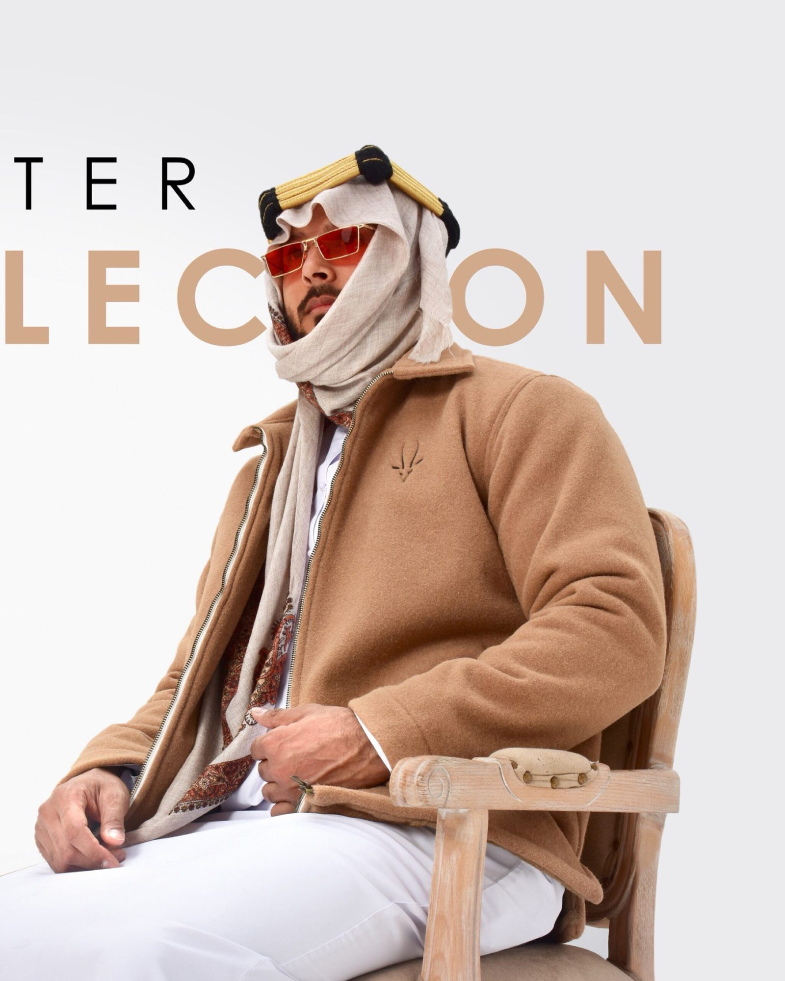 جاكيت كشميري بطانة فرو (اللوقو اختياري)