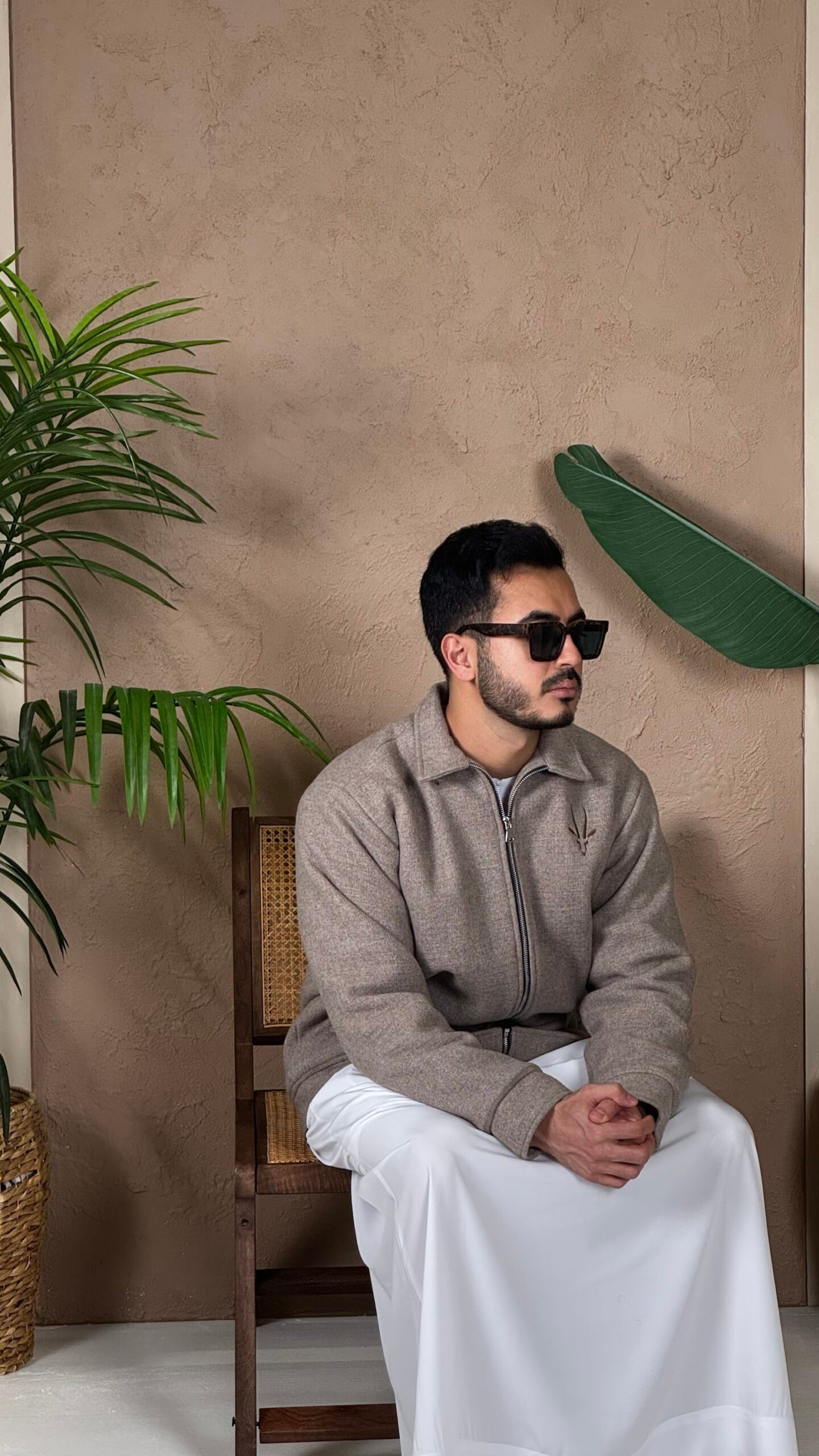 جاكيت رصاصي بطانة فزو (اللوقو اختياري)